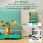 StarAndDaisy Baby Walker, Walker for Kids 6-18months Boy & Girl, Push Walker 3 Speed Height Adjustment, Multi-Level Seat Adjustment, Recreational Music Toy Bar. - Fast Shipping to USA & Canada - Image 5