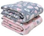 First Kick Baby Blankets New Born Crib Printed Sheet Blanket for Baby Boys and Baby Girls, L 100 cm x B 75 cm, Pack of 2 Pc. - Fast Shipping to USA & Canada - Image 2
