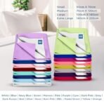 Mee Mee Reusable Water Proof Cotton Bed Protector Sheet/Extra Absorbent Mat/Dry Sheets/Urine Sheet/Dry Mat(Large, Dark Pink)(100CmX140Cm) - Fast Shipping to USA & Canada - Image 6