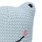 Haus & Kinder Froggy Baby Rattle Toy ? Pack of 1 | 100% Cotton Knitted Rattle for Newborns, Sensory Toy with Polyfibre Filling | Soft & Safe, Frog-Shaped Rattle for Boys Blue, 15 cm ? 0-2 Years - Fast Shipping to USA & Canada - Image 3