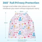 a baby cherry-Nursing Cover, Nursing Covers for Feeding Mom, Feeding Cover Breastfeeding Mother, Feeding Cover for Mom, Multi-Use, Breathable, 360 Full Privacy Multicolor - Fast Shipping to USA & Canada - Image 4