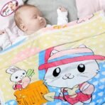 MOM CARE Fleece Winter Blanket for Newborn Baby Soft Warm Fluffy Cozy Double Layered Pack of 1 Creame for 0-2 Years - Fast Shipping to USA & Canada - Image 3