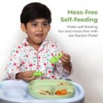 a baby cherry - Suction Plates for Baby & Toddler | Silicone Plates for Babies | BPA Free | Divided Plate for Kids Self Feeding 6~24 Months - Fast Shipping to USA & Canada - Image 7