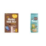 Slurrp Farm High Protein Chocolate Swirl Milk Mix 250g & Slurrp Farm No Maida Mini Fusilli Pasta 400g - Fast Shipping to USA & Canada