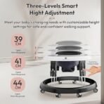 StarAndDaisy Walker for Kids 6 to 24 Months, Baby Walker Boy & Girl with 360? Rotational Wheels & Padded Seat, Foldable Walker for Kids for 1 Year with Adjustable (Black;) - Fast Shipping to USA & Canada - Image 5