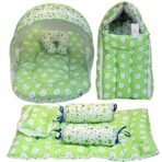 Infantbond Baby Bed Combo with Carry Bag (Sheep Green) ? Fast Shipping to USA & Canada - Image 2