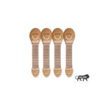 Kids Station Baby Safety Adjustable Cabinet Drawer Locks Straps-Strong And Adhesive Child/Toddler/Infants Safety Locks For Drawers,Cabinets,Fridge And Cupboard-Baby Proofing Product-Pack of 4 (Beige) - Fast Shipping to USA & Canada