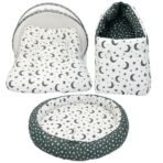 Infantbond Reversible Nest Mattress with Net (Moon Grey) ? Fast Shipping to USA & Canada - Image 2