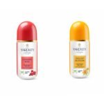 Yardley London Rose and English Blossom Roll-On, Combo of 2, 100 ml, 3.38 fl oz, Odor Protection, Oil Control - Fast Shipping to USA & Canada