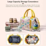 StarAndDaisy Baby Bag for Mother Travel/Diaper Bag for New Born Baby with Light Weight and Potable Design/Diaper Bags for Mom with Multi Compartments, Waterproof Baby Bag with Ultra soft fabric. - Fast Shipping to USA & Canada - Image 3