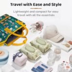 StarAndDaisy Baby Bag for Mothers Travel/Diaper Bags for Mom with Insulated Compartment/Diaper Bag for Mothers for Travel & Multiple Pockets, 12L Capacity- Jungle Print - Fast Shipping to USA & Canada - Image 4