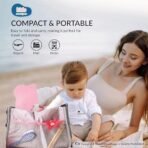 Kids Station Foldable & Portable Baby Potty Training Seats-Suitable for potty training of Boys-Potty Training Seat for 1+ Year child-Travel Friendly, Easy to Carry (Pink, Foldable Potty Seat) - Fast Shipping to USA & Canada - Image 6