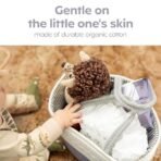 a baby cherry - Diaper Caddy | Diaper Caddy Bag Organizer Large Capacity (40 * 28 * 20CM) | Nursery Storage Bin And Car Organizer For Diapers And Baby Wipes (Grey, Cotton) - Fast Shipping to USA & Canada - Image 7