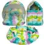 Infantbond Reversible Nest Mattress with Net (Pista Green Star) ? Fast Shipping to USA & Canada - Image 2