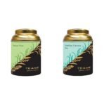 TE-A-ME Green Tea Tin, 50 GMS and TE-A-ME Jasmine Green Tin Tea 50 GMS - Fast Shipping to USA & Canada