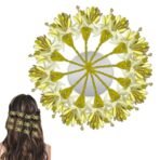 TEMPERIA (12 pcs) Hair Accessories For Women & Girls - Artificial Flowers Bun Juda Bridal Pins for Hairstyle & Decoration - Pins & Clips for Style of Bride (MN01) - Fast Shipping to USA & Canada - Image 2