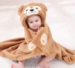 First Kick New Born Baby Blanket Pack of Super Soft Bathrobe Wrapper Bath Towel for Boys, Girls, Babies (80cm x 80cm, 0-6 Months) - Fast Shipping to USA & Canada - Image 3