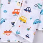 Mom's Home Organic Cotton Dohar Cum Triple Layer Swaddle - 0-2 Years - CAR - Fast Shipping to USA & Canada - Image 4