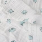 MOM'S HOME Baby Organic Cotton Soft Muslin Cloth Swaddle | 0-18 Months | Pack of 5 - Fast Shipping to USA & Canada - Image 4