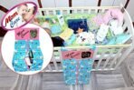 MOM CARE Baby Crib Storage Bag-Baby Stuff Organizer/Diaper Bag Storage/Baby Shower Gift Birthday/Cot organiser/ 31 * 31cm Blue &pink - Fast Shipping to USA & Canada - Image 4