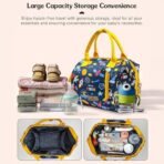 StarAndDaisy Diaper Bag/Diaper Bags for Mom with Light Weight and Potable Design/Multi Compartments, Waterproof Baby Bag with Ultra soft fabric. - Fast Shipping to USA & Canada - Image 3