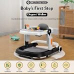 StarAndDaisy Baby Walker / Walker Baby 6-18months Boy & Girl with Anti Fall Brake Pads / Walker for Kids with 3 Speed Height Adjustment, Multi-Level Seat Adjustment, Recreational Music Toy Bar, Easy to Store - Fast Shipping to USA & Canada - Image 3
