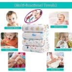 MOM CARE Muslin Bath Towel for Babies Cotton Super Soft Towels for Newborn Baby Highly Absorbent Bathing Towel,Kids Boys and Girls (Pack of 1) White Size 60 x 120 cm - Fast Shipping to USA & Canada - Image 4