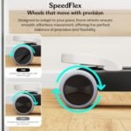 StarAndDaisy Baby Walker / Walker Baby 6-18months Boy & Girl with Anti Fall Brake Pads / Walker for Kids with 3 Speed Height Adjustment, Multi-Level Seat Adjustment, Recreational Music Toy Bar, Easy to Store - Fast Shipping to USA & Canada - Image 5