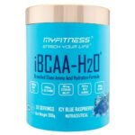 Myfitness BCAA Powder 5000mg | iBCAA H2O | 30 Servings | Pre & Intra Workout + Amino Acids | 300g (Icy Blue Raspberry) - Fast Shipping to USA & Canada