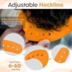 a baby cherry - Baby Bibs | Bib For Baby | Comfortable Soft, Durable, Easy Wipe, Waterproof, Adjustable Neckline Buttons - Fast Shipping to USA & Canada - Image 7