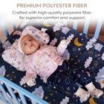 a baby cherry Organic Cotton Baby Pillow for Newborns (0M to 3 Years) ? Unisex | Washable | Pillow Cover Included - Fast Shipping to USA & Canada - Image 4