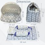 Infantbond Bed Combo with Net & Carry Bag (Sheep Gray) ? Fast Shipping to USA & Canada - Image 3