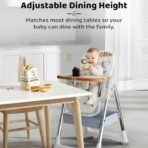 StarAndDaisy Galaxy Star High Chair for Baby 6 Months to 5 Years / 6 in 1 Babies Feeding Chair with 7 Level Height Adjustment / 3 Mode Seat Adjustment/Baby High Chair with One Click Fold - Fast Shipping to USA & Canada - Image 6