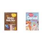 Slurrp Farm High Protein Chocolate Swirl Milk Mix 250g & Slurrp Farm Multigrain Millets Cereal with Mixed Fruits and Rice Crispies 300g - Fast Shipping to USA & Canada