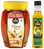 DISANO Extra Virgin Olive Oil, First Cold Pressed, 250Ml Material : Vegetarian & Pure Honey 500 G (Pack Of 1) - Fast Shipping to USA & Canada - Image 2