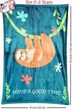 MOM CARE Fleece Winter Blanket for Newborn Baby Extra Soft Warm Fluffy Cozy Double Layered Both Side Usable (Pack of 1)(Green) - Fast Shipping to USA & Canada - Image 7