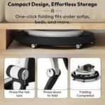 StarAndDaisy 360 Baby Walker 6-24 Months / 7 Level Height Adjustment Walker for Kids Boy and Girl with Switchable Food & Musical Toy Tray/Premium Baby Activity Walker - Black - Fast Shipping to USA & Canada - Image 6