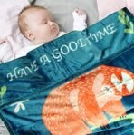 MOM CARE Fleece Winter Blanket for Newborn Baby Extra Soft Warm Fluffy Cozy Double Layered Both Side Usable (Pack of 1)(Green) - Fast Shipping to USA & Canada - Image 2