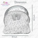 Infantbond Super Soft Mattress with Net (Star & Moon Grey) ? Fast Shipping to USA & Canada - Image 7