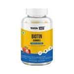 TATA 1mg Biotin Gummies - 30 Strawberry - Fast Shipping to USA & Canada