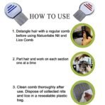 Focallure Stainless Steel Professional Lice Combs and Head Lice Treatment to Effectively Get Rid of Hair Lice and Nits, Best Results for Infection and Re-infection in Kids & Adults - Fast Shipping to USA & Canada - Image 5