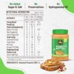 DiSano Natural Peanut Butter Creamy 1kg, Unsweetened, High Protein Peanut Butter with No Added Sugar or Salt, Nut Butter Spread, 100% Roasted Peanuts - Fast Shipping to USA & Canada - Image 3