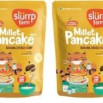 Slurrp Farm Banana Choco-Chip Pancake Mix (2x150g) - Fast Shipping to USA & Canada