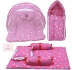 Infantbond 56-in-1 Newborn Combo Gift Set (Pink Star Baby Girl) ? Fast Shipping to USA & Canada - Image 3