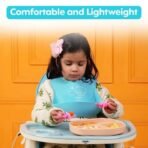 a baby cherry - Baby Bibs | Bib For Baby | Comfortable Soft, Durable, Easy Wipe, Waterproof, Adjustable Neckline Buttons | Silicone Bib for Feeding Infants and Toddlers (6M to 5Y) Set of 1 - Fast Shipping to USA & Canada - Image 7