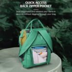 StarAndDaisy Baby Bag for Mother Travel/Maternity Bag with Multi Compartments, Insulated Bottle Pockets, Waterproof, 30L Capacity ? Green Yellow - Fast Shipping to USA & Canada - Image 7