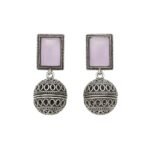 Routica Artificial Stone Studded & Beaded Contemporary Drop Earrings for Women Kundan Brass - Fast Shipping to USA & Canada