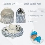 Infantbond Reversible Nest Mattress with Net (Gray Sheep) ? Fast Shipping to USA & Canada - Image 3