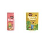 SLURRP FARM No Maida Macaroni Pasta Gluten Free Multigrain 400g & Natural Jaggery Powder 300g - Fast Shipping to USA & Canada