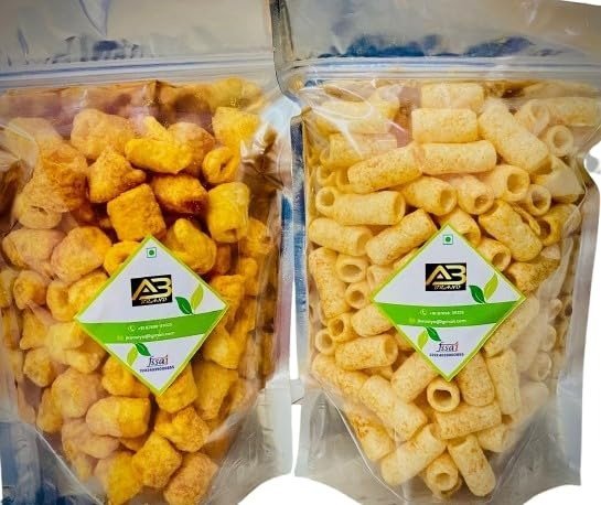 AB BRAND Spicy Crunchy Snack Combo | Bold Flavors with Premium Spices | Perfect Anytime Munch | 2 Packs x 200g | Tasty & Crispy Treat - Fast Shipping to USA & Canada